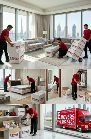 Apartment moving in Ajman — eMoverAE crew