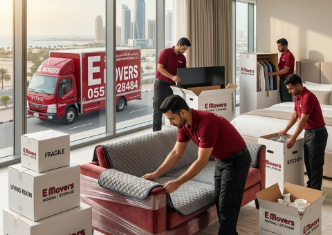 E MoverAE professional moving team in Umm Al Quwain